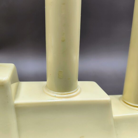 Vintage 5 Light Christmas Candolier Dripping Electric Candles with Red Bulbs - Picture 12 of 13